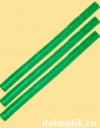 Термоклей метталик зеленый